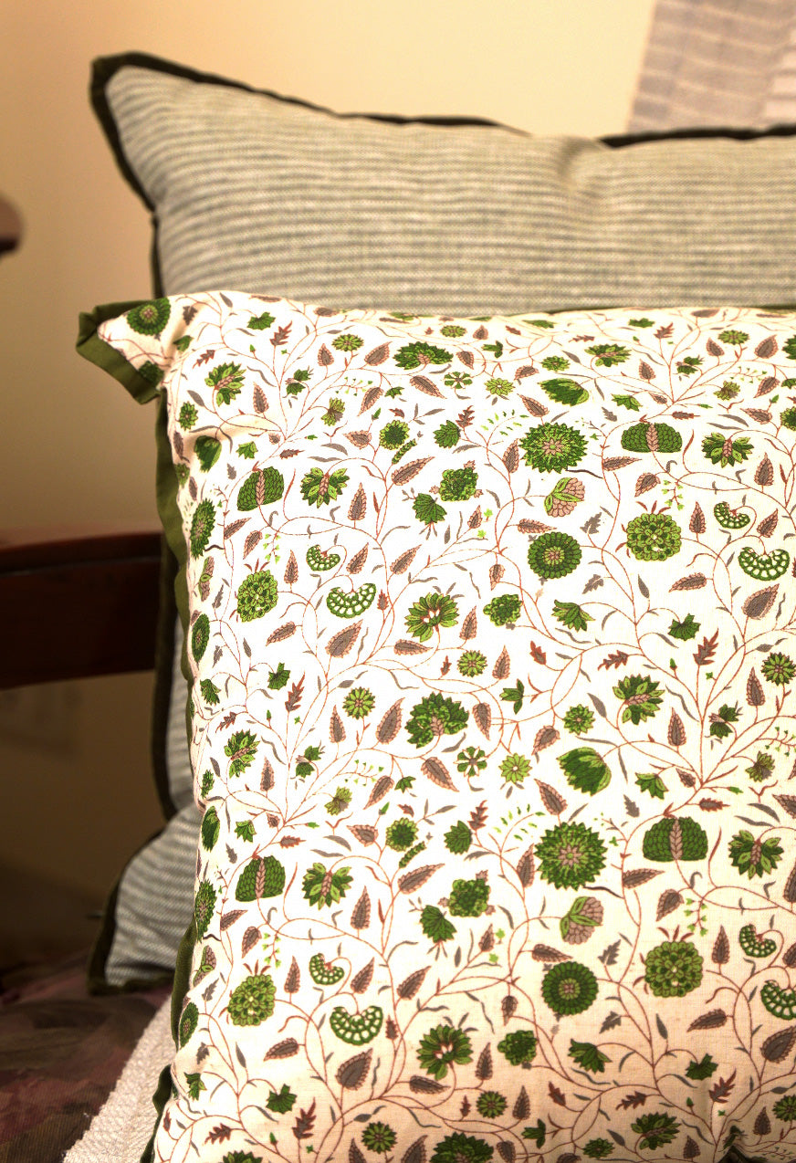 Cushion Cover - Verde Bloom