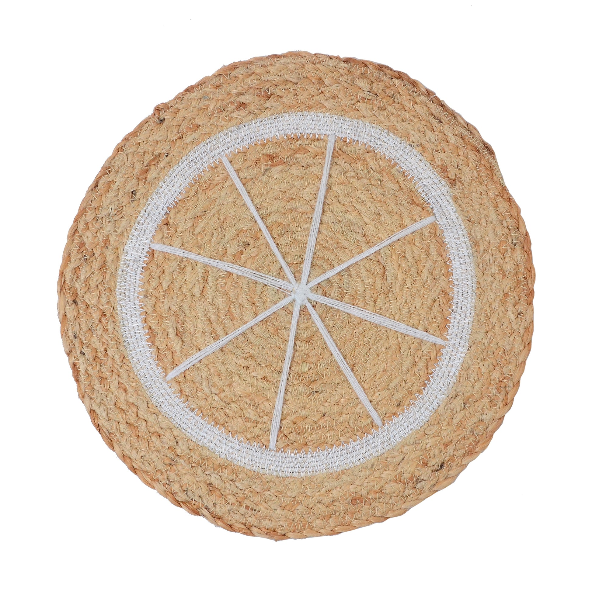 Placemat - White Threadwork (SET OF 4) - Belim Homme