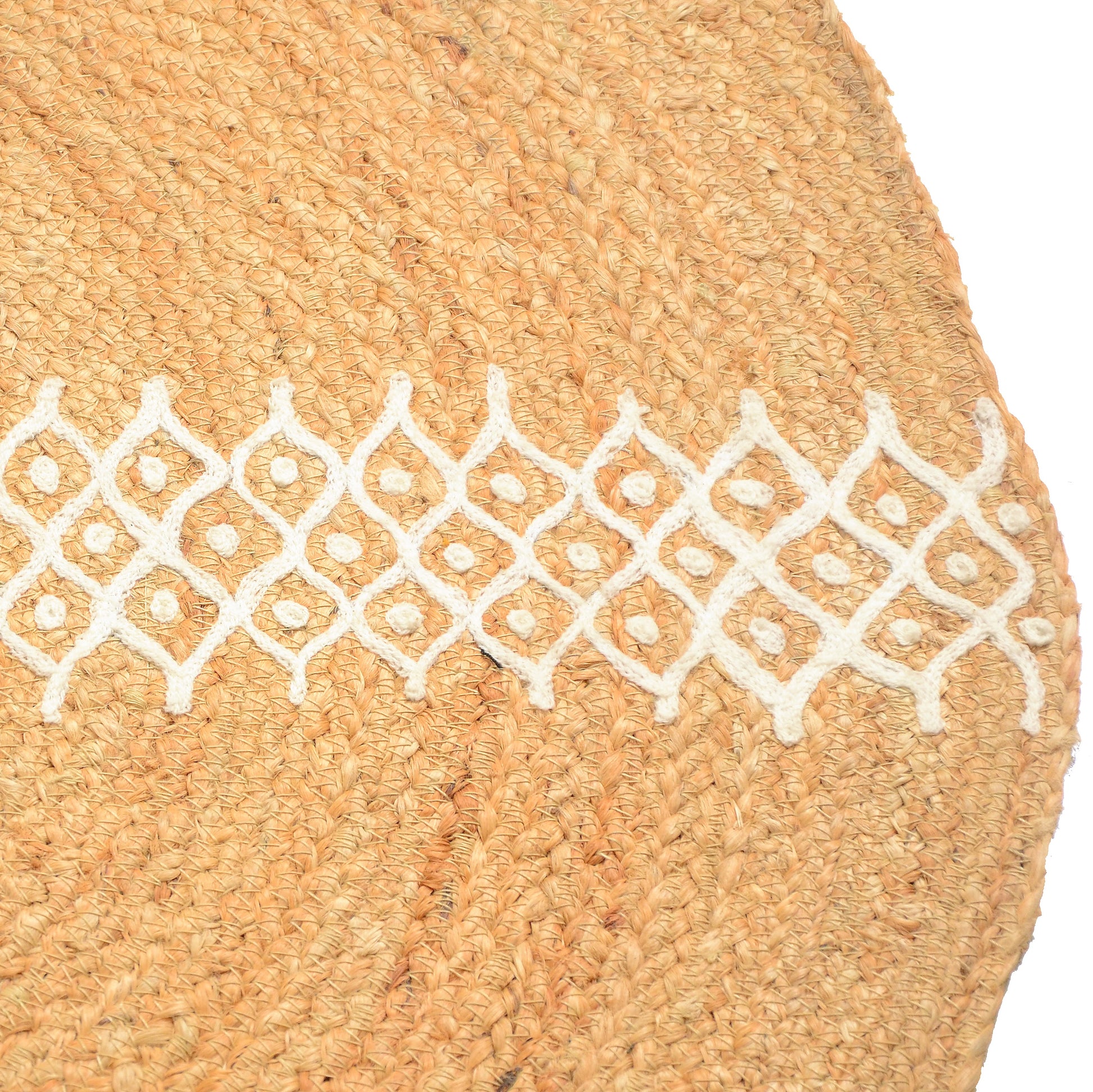 Rug - White Embroidery - Belim Homme