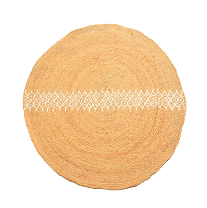 Rug - White Embroidery - Belim Homme