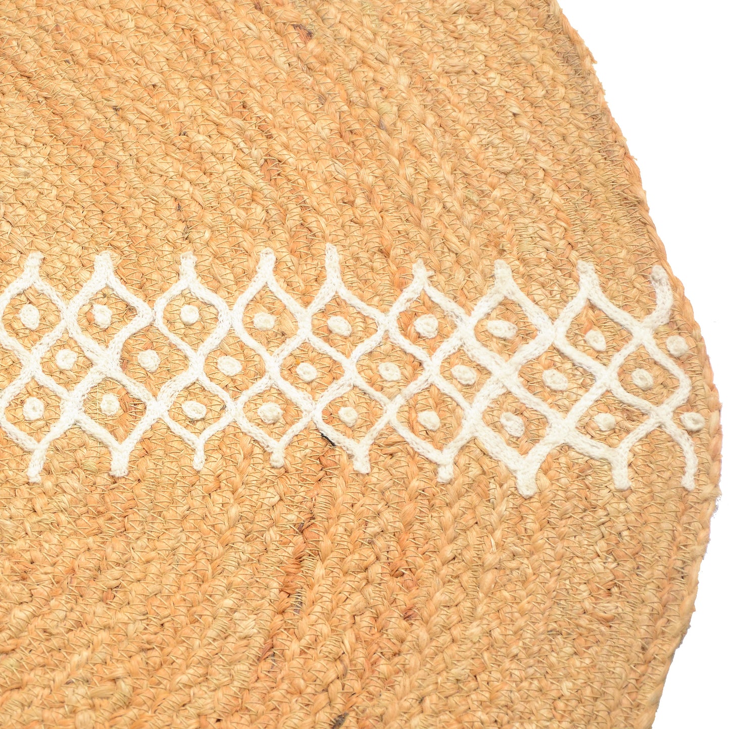 Rug - White Embroidery - Belim Homme